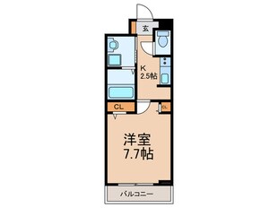 アンジュ ド ボヌール香里園の物件間取画像